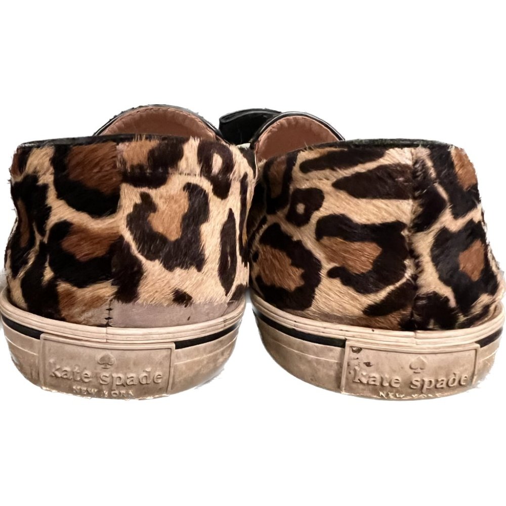 Kate Spade New York Leopard Bow Slip-On Sneakers, 7 - Picture 4 of 5